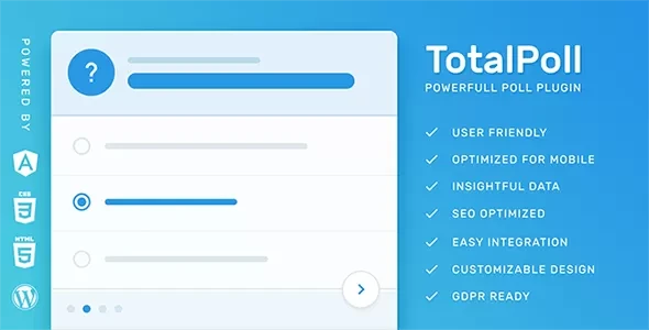 TotalPoll Pro v4.12.0 - Responsive WordPress Poll Plugin