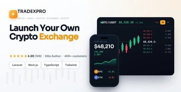 Tradexpro v3.1.3 - White Label Crypto Exchange Script