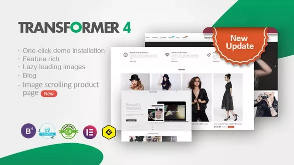 Transformer PrestaShop Theme v4.6.0 - Premium Responsive PrestaShop Theme