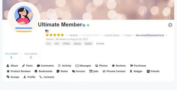 Ultimate Member Followers Addon v2.2.6