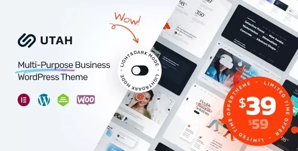Utah v1.0.1 - Multi-Purpose Business WordPress Theme