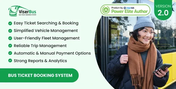 ViserBus v2.0 - Bus Ticket Booking System