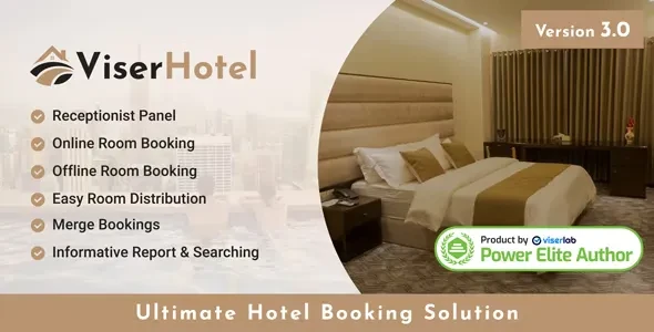 ViserHotel v3.0- Ultimate Hotel Booking Solution