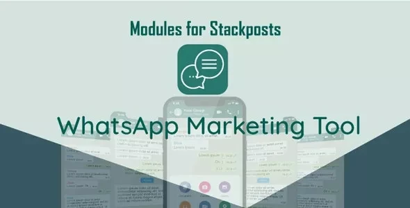 Whatsapp Marketing Tool Module for Stackposts v3.0.0