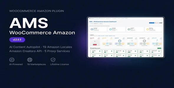 WooCommerce Amazon Affiliate Plugin v5.0 - Auto Import & Dropship Tool