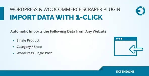 WordPress & WooCommerce Scraper Plugin, Import Data from Any Site v1.0.7