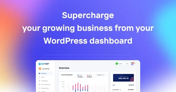 WP ERP Pro v1.4.3 - Supercharge Your Growing Business from Your WordPress Dashboard