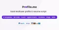 Profile.me v2.2 - Saas Multiuser Profile Resume & Vcard Script
