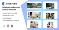 TechFolio - HTML & Tailwind CSS Portfolio Template