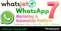 WhatsJet SaaS v7.5.2 - A WhatsApp Marketing Platform with Bulk Sender 