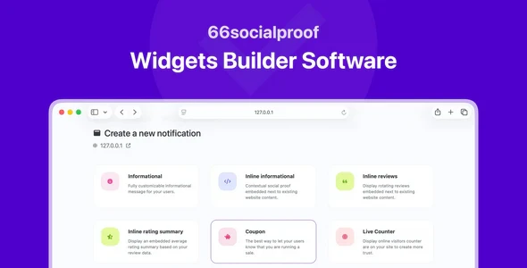66socialproof v53.0.0 - Social Proof & FOMO Widgets Notifications (SaaS)