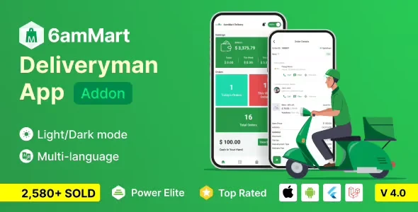 6amMart - Delivery Man App v4.0