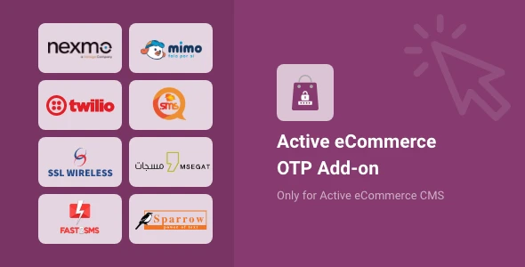Active eCommerce OTP add-on v1.5