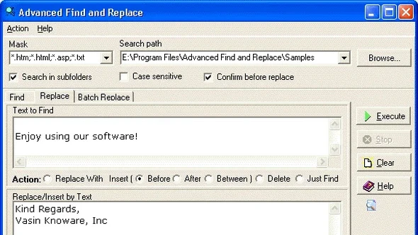 Advanced Find and Replace v9.0