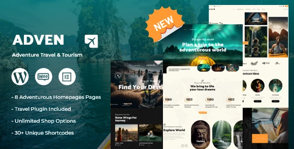 Advenx v1.1.9- Adventure Travel & Tourism WordPress Theme