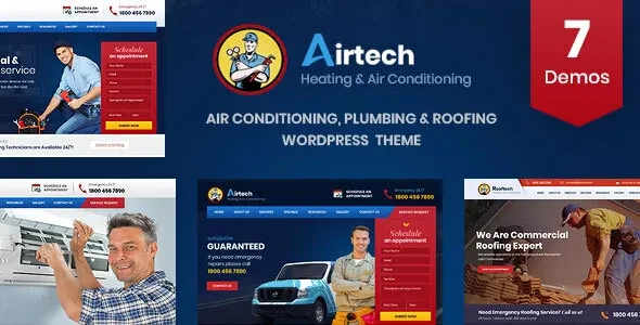 Airtech v3.4 - Plumber HVAC and Repair Theme