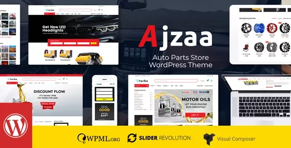 Ajzaa 3.6 - Auto Parts Store WordPress Theme