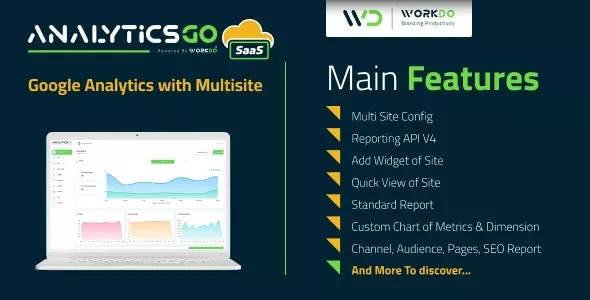 AnalyticsGo SaaS v3.1 - Google Analytics V4 with Multisite