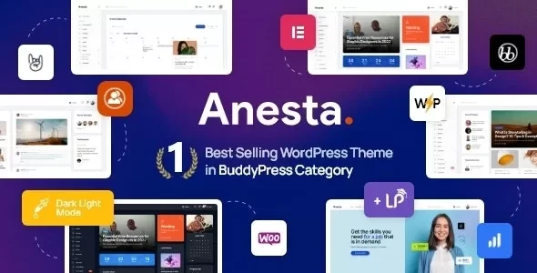 Anesta v1.5.3 - Intranet, Extranet, Community and BuddyPress WordPress Theme