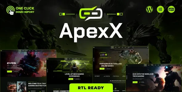 ApexX v1.0.7 - Esports & Gaming WordPress