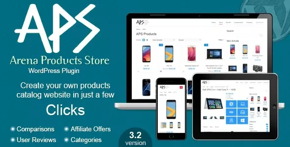 Arena Products Store v3.2 - WordPress Plugin