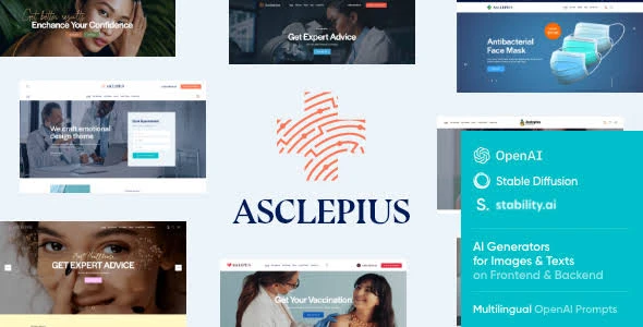 Asclepius v1.6.0 - Doctor & Medical Theme