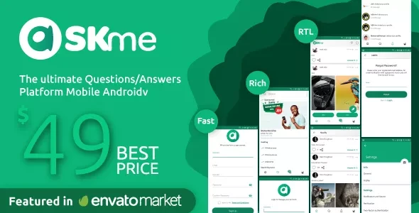 AskMe Android v1.1 - Mobile Questions & Answers Social Network Application
