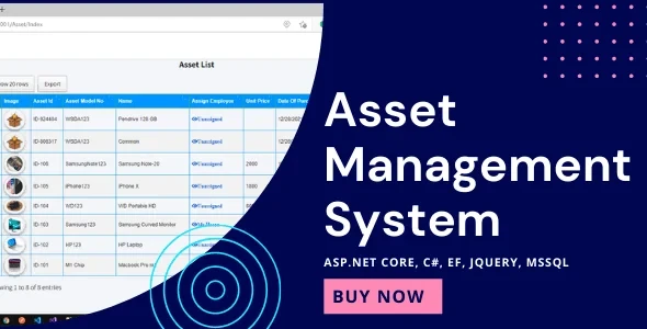 Asset Management System with Barcode v1.0.6