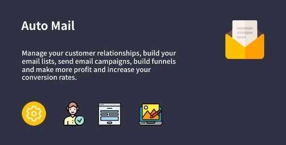 Auto Mail v1.0.9 - Abandoned Cart Recovery, Newsletter Builder & Marketing Automation for WooCommerce