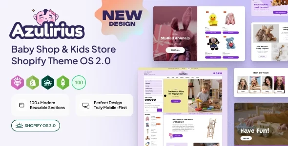 Azulirius v2.1.0 - Baby Shop and Kids Store Shopify Theme OS 2.0
