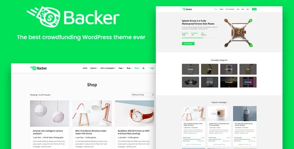 Backer v1.1.8 - The Ultimate Crowdfunding and Fundraising WordPress Theme
