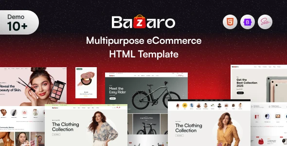 Bazaro - Complete eCommerce HTML Template