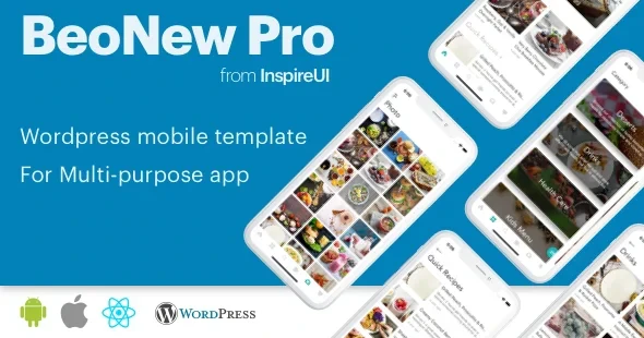 BeoNews Pro v4.3.0 - React Native Mobile App for Wordpress