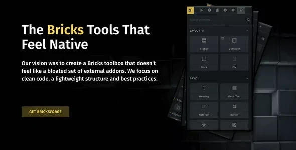 Bricksforge v4.0.1 - The Bricks Tools that feel native