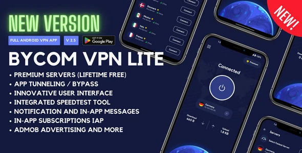 Bycom VPN v2.5 - Secure and Private Android VPN