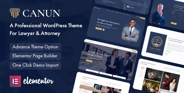 Canun v1.0.8 - Lawyer & Attorney WordPress Theme