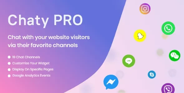Chaty Pro v3.6.1 - Floating Chat Widget, Contact Icons, Messages, Telegram, Email, SMS, Call Button