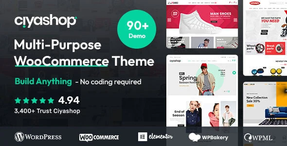CiyaShop v5.0.0 - Multipurpose WooCommerce Theme
