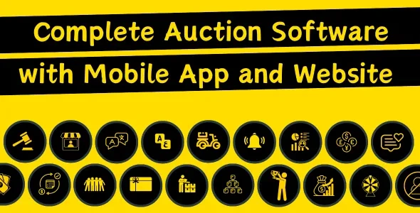 Complete Auction & Bidding Platform v4.9 - All-in-One Auction for Your Auction Business & Auction House