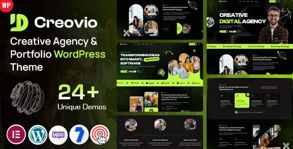 Creovio v6.0 - Agency Portfolio WordPress