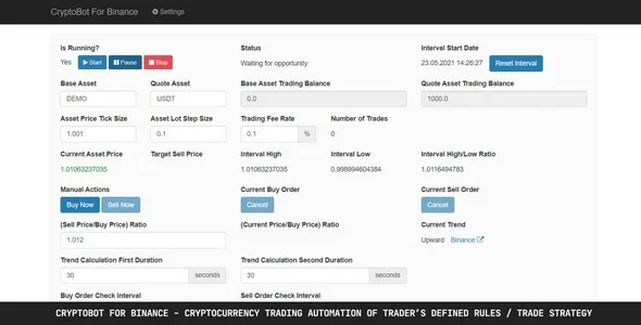 CryptoBot for Binance v1.3.1