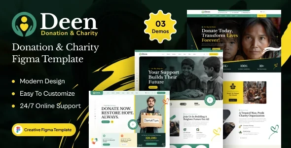 Deen - Donation & Charity HTML Template
