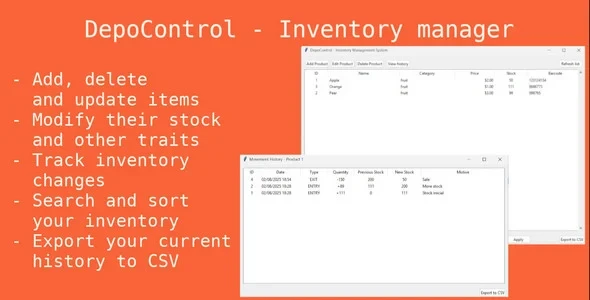 DepoControl - Inventory Management System