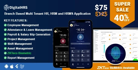 DigitalHR - Branch Based Multi Tenant HR, HRM and HRMS Application