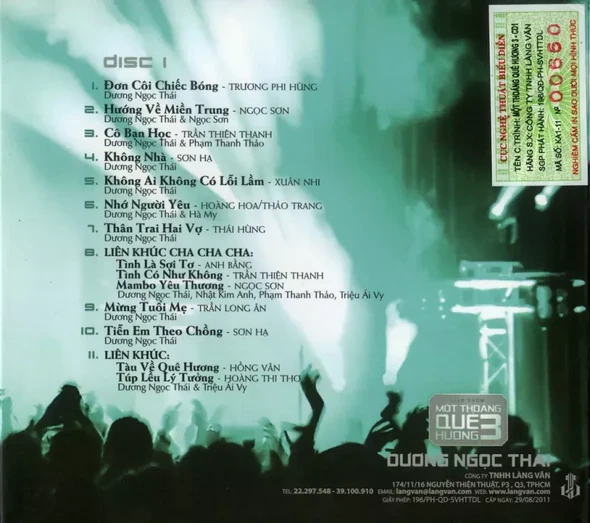 Dương Ngọc Thái - Một Thoáng Quê Hương 2011 (CD1)