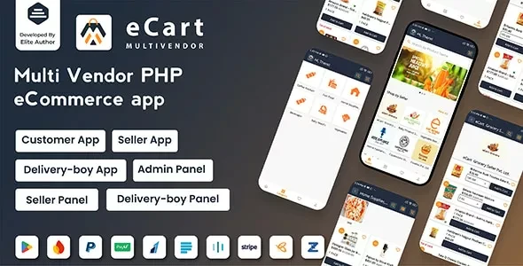 eCart v5.0.0 - Multi Vendor eCommerce System