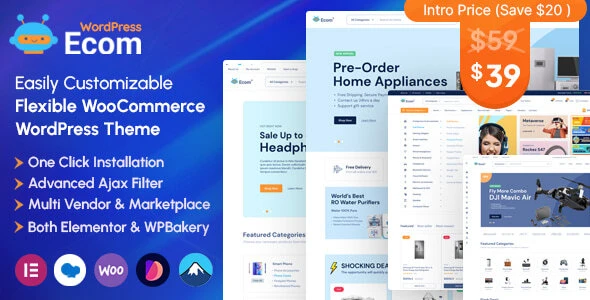 Ecom v1.3.2 - Multipurpose WooCommerce WordPress Theme