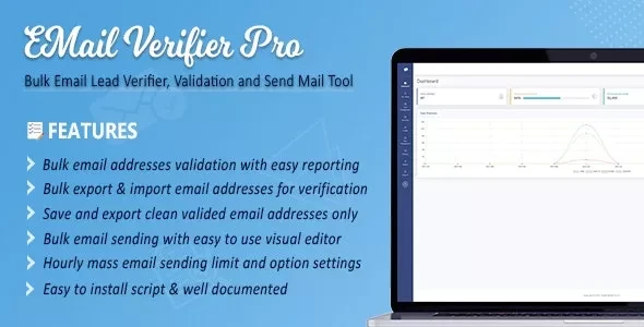 Email Verifier Pro v4.7.1 - Bulk Email Addresses Validation, Mail Sender & Email Lead Management Tool