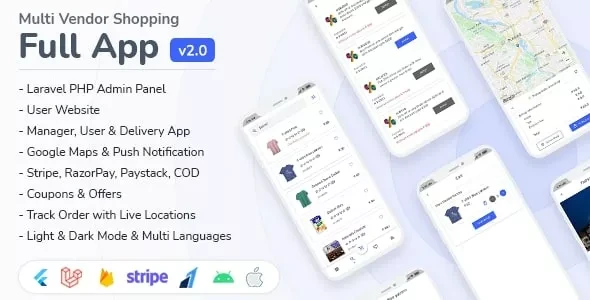 EMall v2.0 - Flutter Shopping Full App