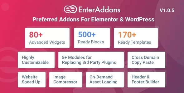 Enter Addons Pro v1.0.5 - Best Elementor Addons